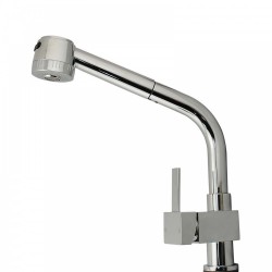 Square Chrome Pull Out Kitchen/Laundry Sink Mixers Swivel Kitchen Tapware Square Chrome Pull Out Kitchen/Laundry Sink Mixers Swivel Kitchen Tapware